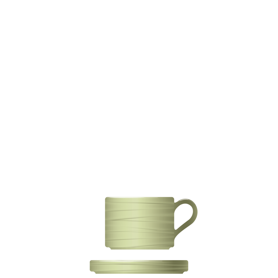 G10 WET GRASS Cup + Saucer