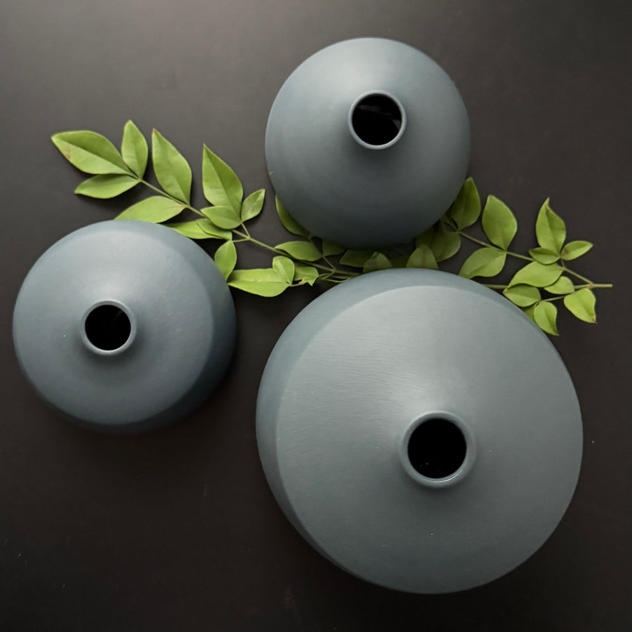 3-5" Midnight Blue Vases