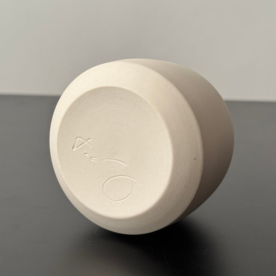 3" Kaolin White Vases