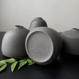 4" Charcoal Vases