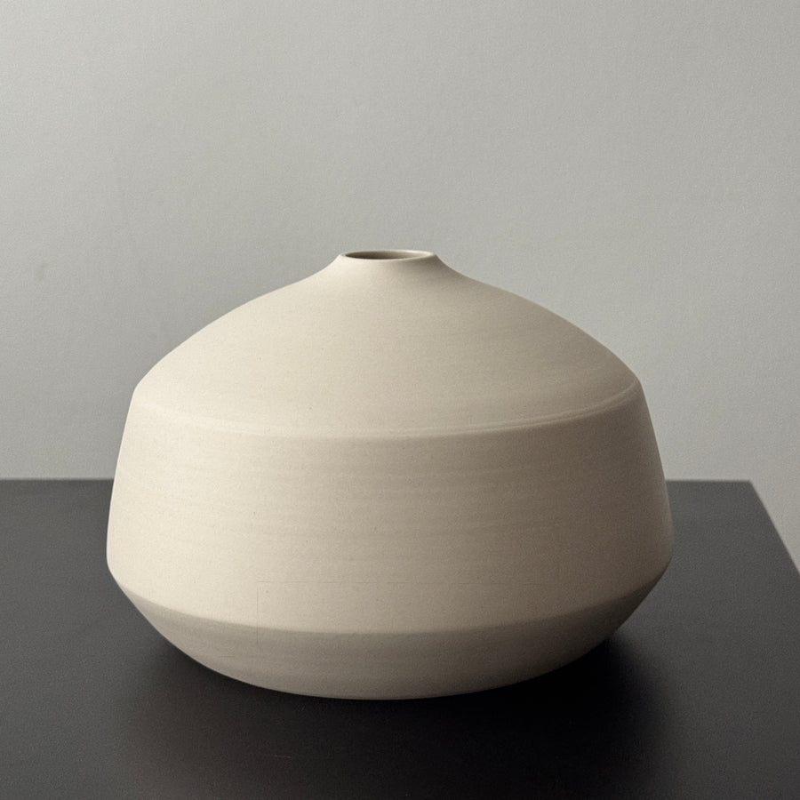 6-8" Kaolin White Vases