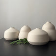 6-8" Kaolin White Vases