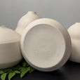 6-8" Kaolin White Vases