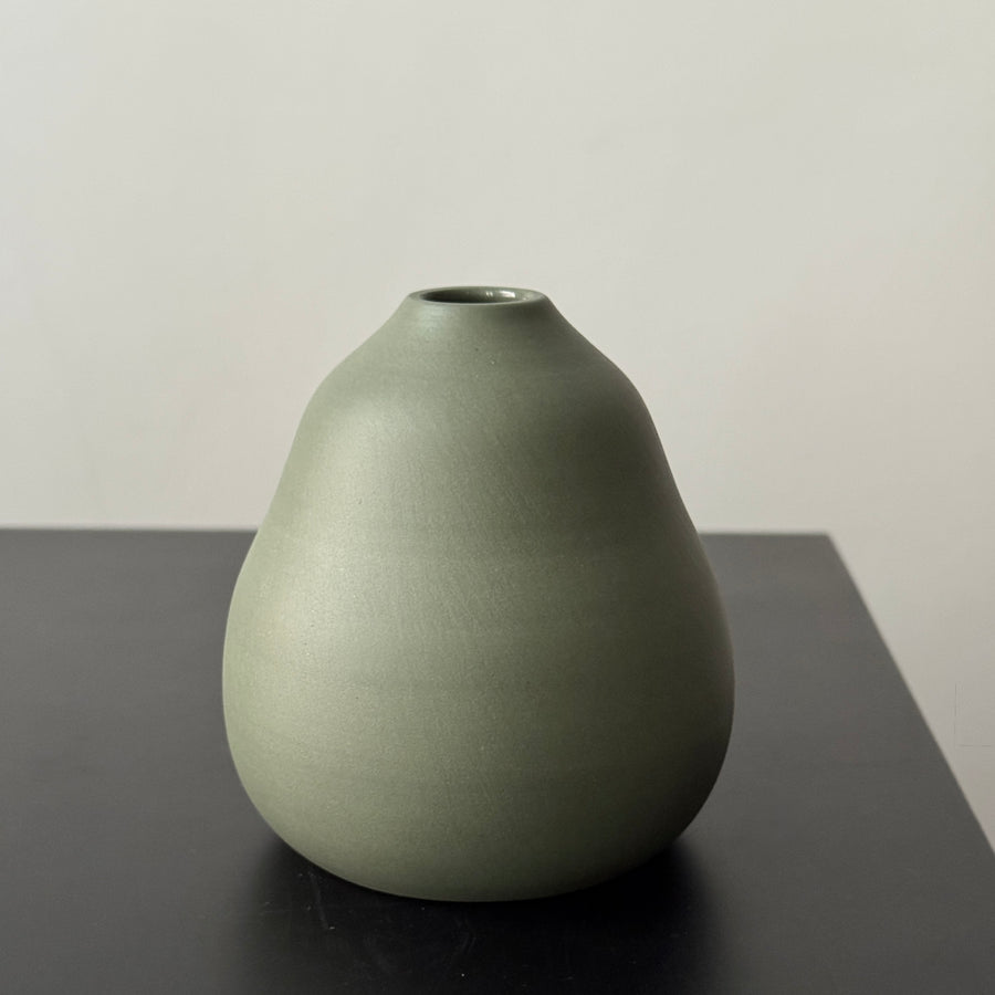 3-5" Ivy Green Vases