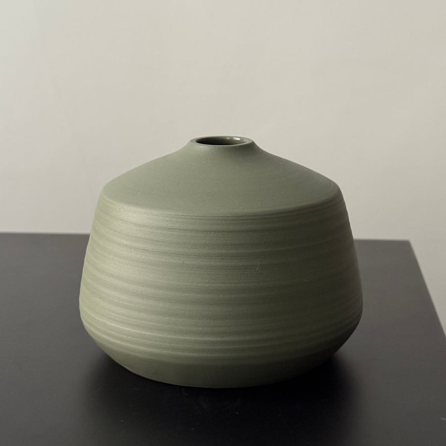 3-5" Ivy Green Vases