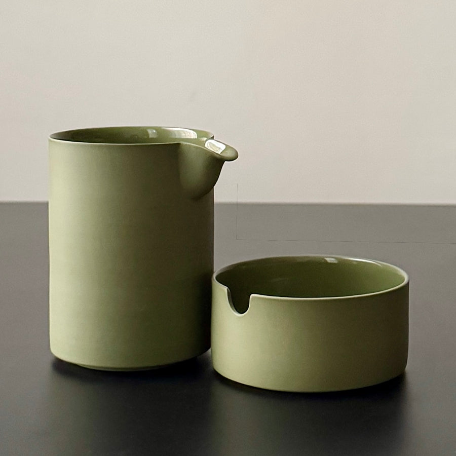 Column Creamer/Sugar Set