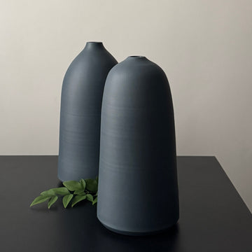 10" Midnight Blue Vases