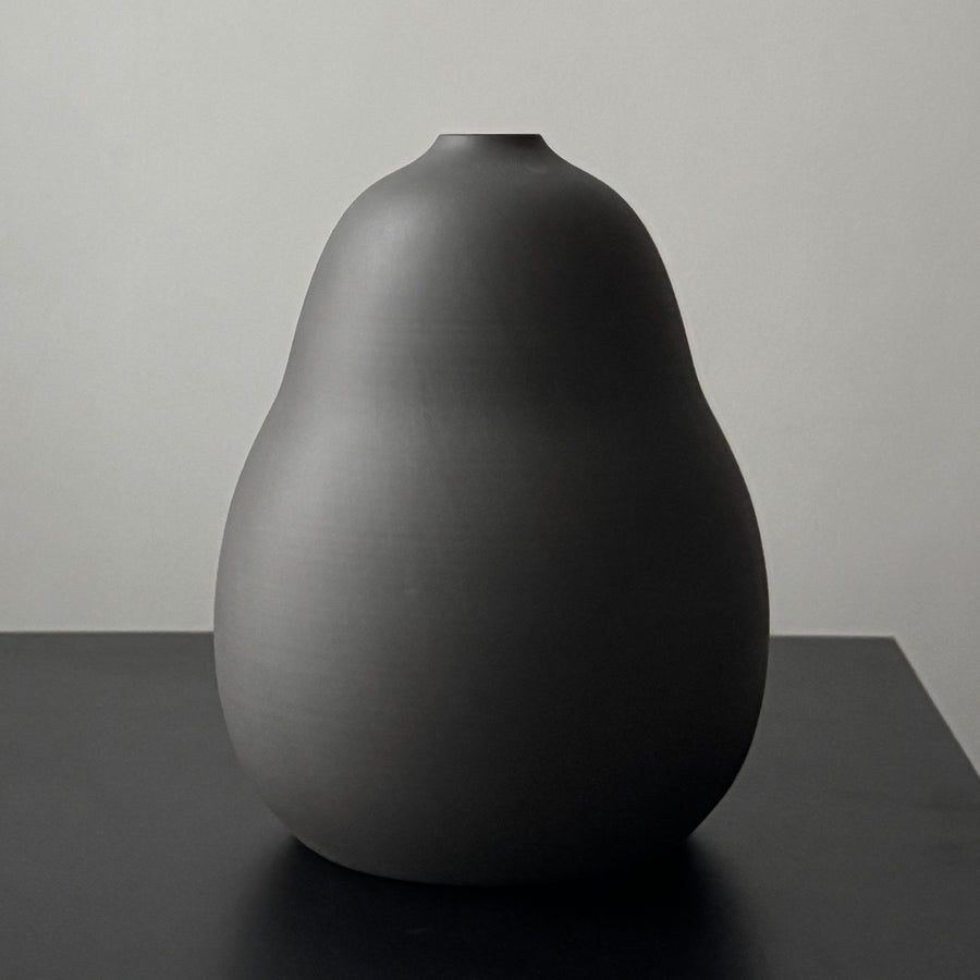 9" Charcoal Vases