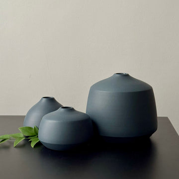 3-5" Midnight Blue Vases