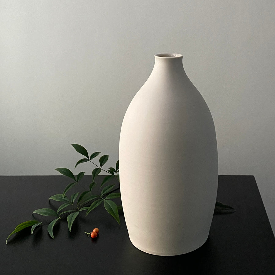 White bottle vase 2