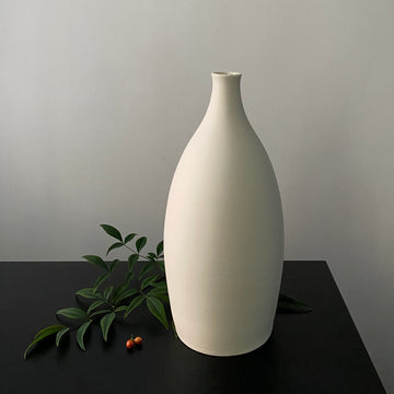 White bottle vase 3