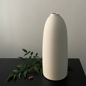 White bottle vase 5