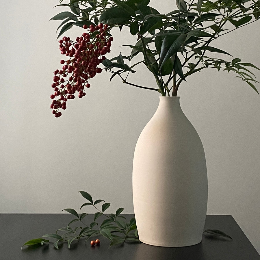 White bottle vase 2