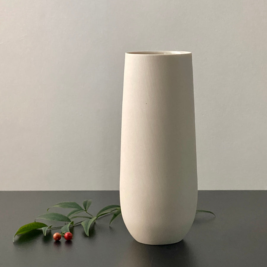 Small white vases