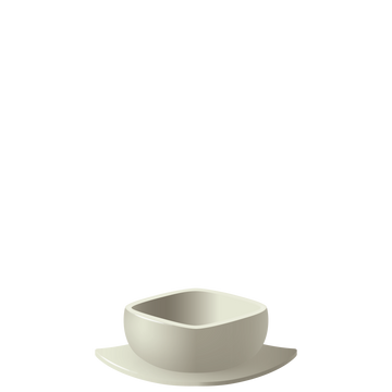 E07/03 EBI Medium square bowl + plate set